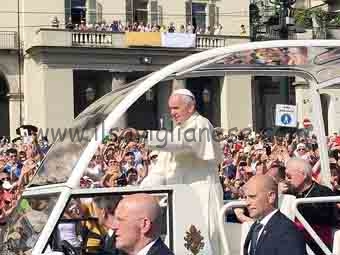 Papa Francesco a Torino - prima