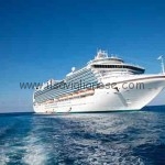 Cruise Ship in Caribbean Sea
