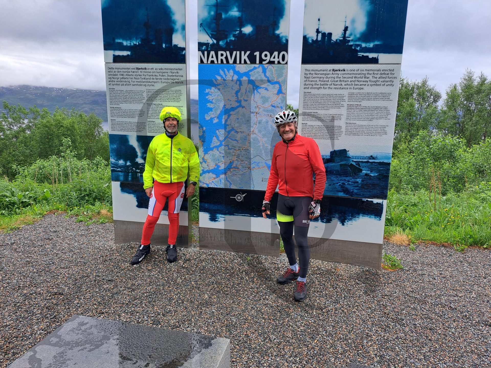 Silvano Parlanti e Dario Chiaramello in Norvegia