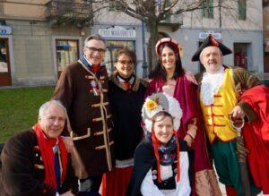 Le maschere racconigesi al Carnevale di Saluzzo 2026