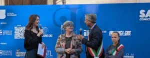 L'intervento di Adonella Fiorito, del sindaco Antonello Portera e della sindaca dei ragazzi, Adele