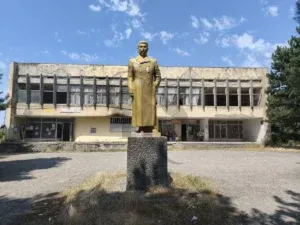 La statua di Stalin